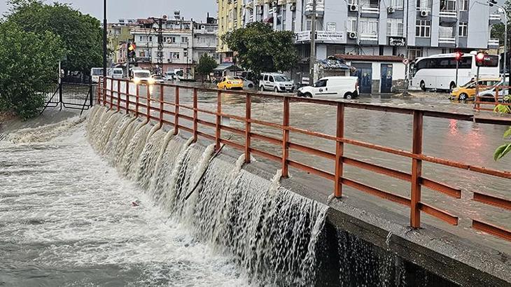 Adana'da 45 dakika sağanak! Yollar göle döndü, ağaçlar araçların üzerine devrildi