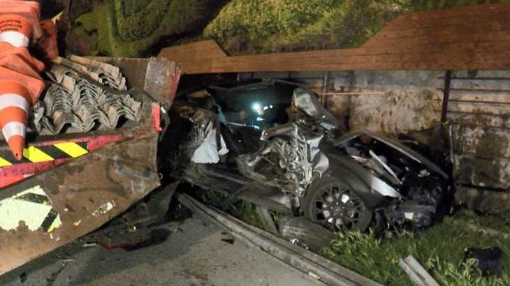 Maltepe'de alkollü sürücü yol bakım ekibinin arasına daldı, 4 ölü 1 yaralı