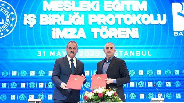 Milli Eğitim Bakanlığı ve Baykar'dan mesleki eğitimde iş birliği