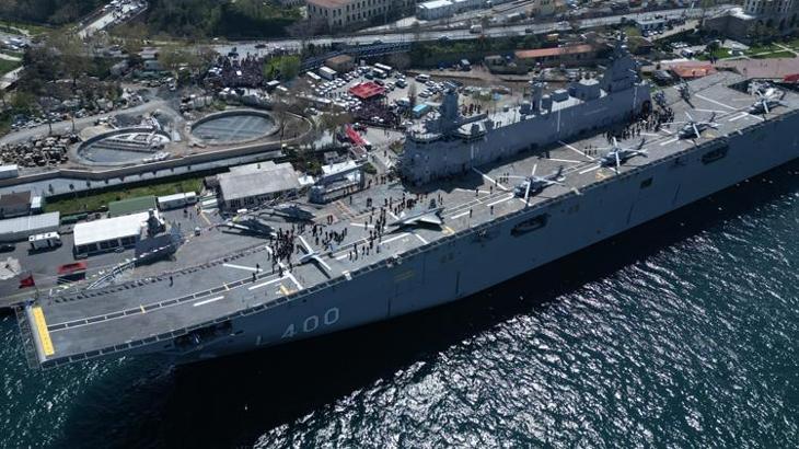 TCG Anadolu İstanbul’dan ayrıldı: 36 günde 221 bin 622 kişi ziyaret etti