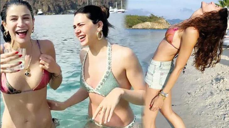 Berrak Tüzünataç bikinili pozlarını paylaştı!