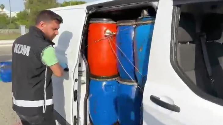 Adana’da 49 bin litre sahte akaryakıt ele geçirildi