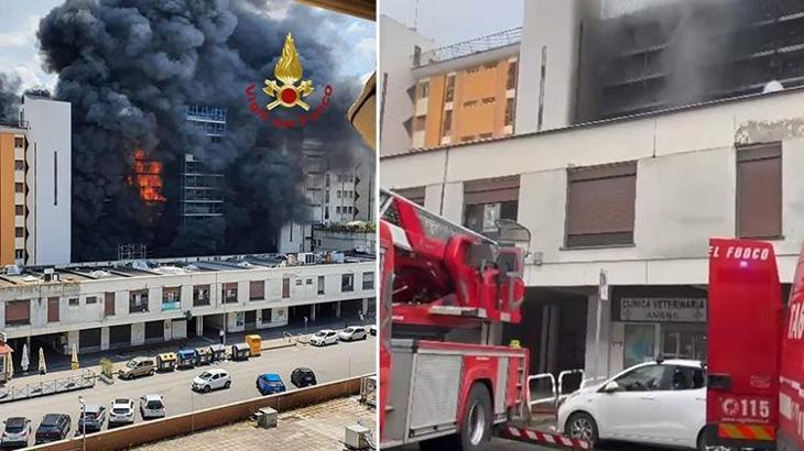 İtalya’nın başkenti Roma’da yangın: 1 ölü, 9 yaralı