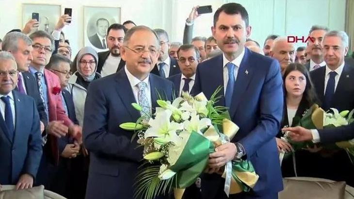 Çevre, Şehircilik ve İklim Değişikliği Bakanlığı'nda devir teslim töreni