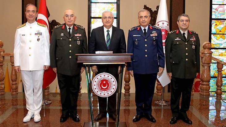 Bakan Güler, TSK komuta kademesini kabul etti