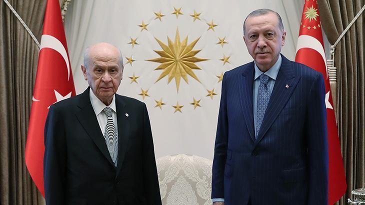 Cumhurbaşkanı Erdoğan, MHP lideri Bahçeli ile görüştü