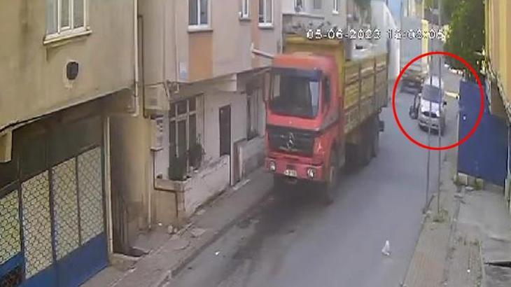 Avcılarda kadın araçtan yola atıldı