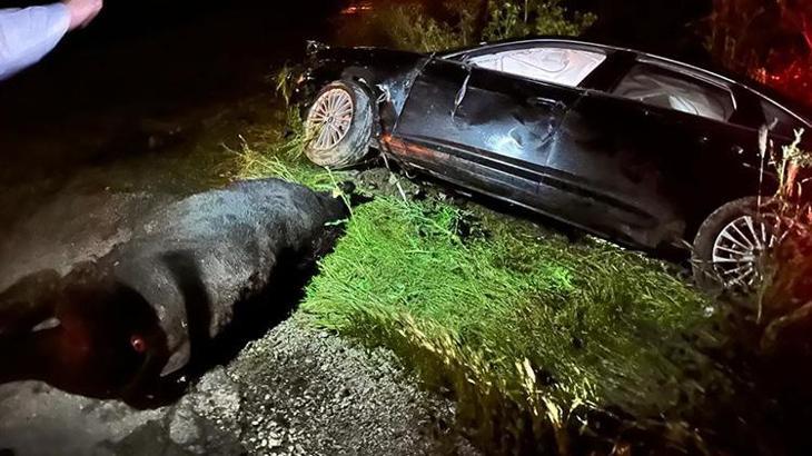 AK Partili milletvekili Yenişehirlioğlu ve oğlu trafik kazası geçirdi