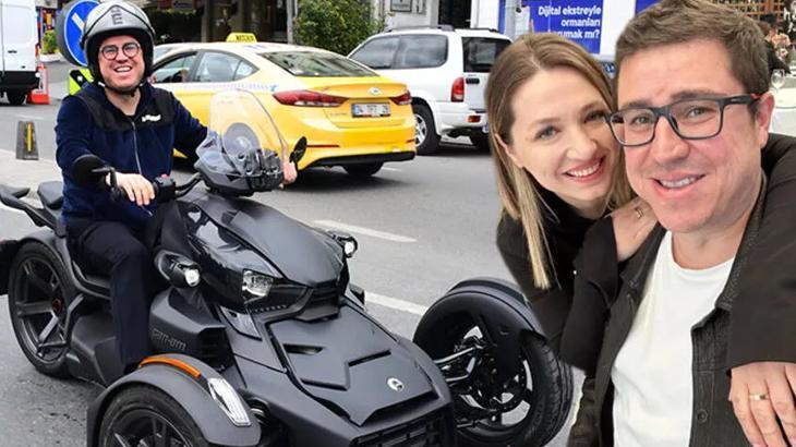 İbrahim Büyükak 3 tekerlekli motosikletiyle görüntülendi! Değeri 700 bin TL