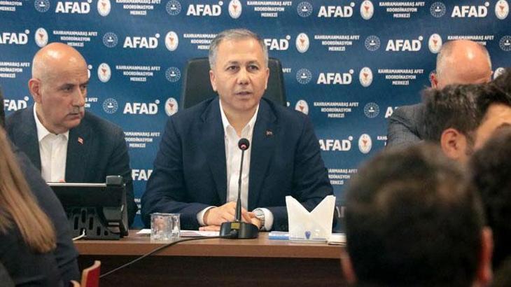 İçişleri Bakanı Yerlikaya: Kahramanmaraş’a yaklaşık 110 bin 681 konut yapılacak, 36 bin 94’ünün ihalesi yapıldı