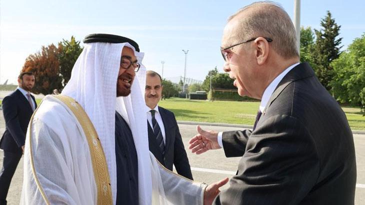 CumhurbaÅŸkanı ErdoÄŸan BAE Devlet BaÅŸkanı ile görüÅŸtü