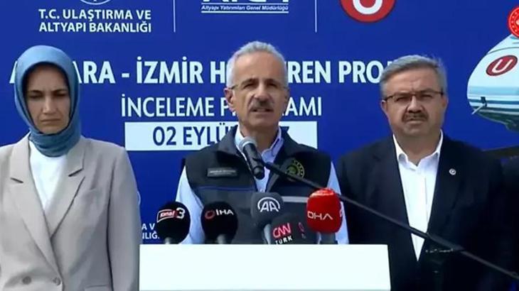 Ankara-İzmir hızlı tren projesi! Bakan Uraloğlu açıkladı: Seyahat süresi kısaılıyor