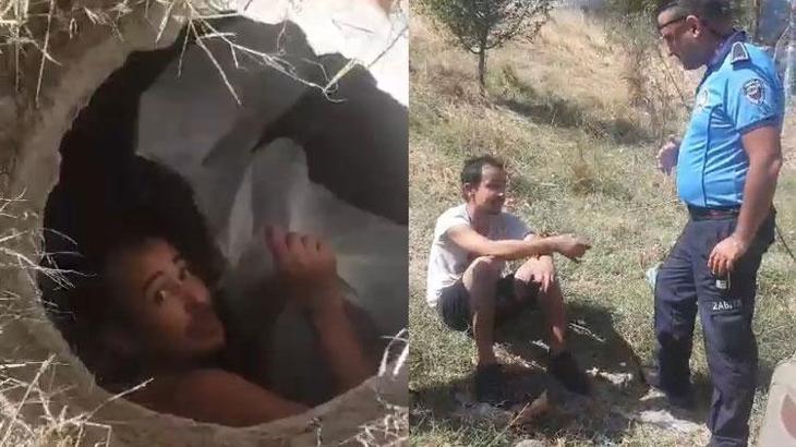 Zabıtayı şaşırtan görüntü! Kaçak göçmen 3 gün boyunca kanalda yaşadı