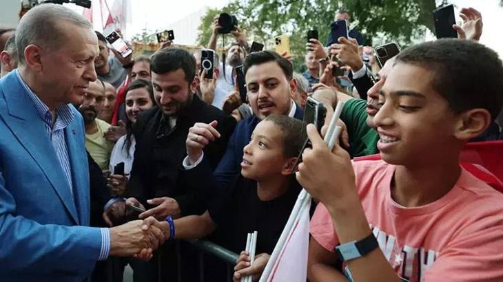 Cumhurbaşkanı Erdoğan ABD'de büyük coşkuyla karşılandı