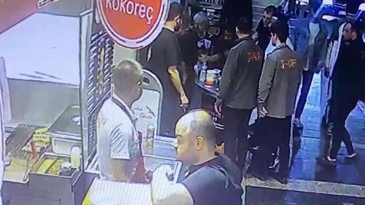Müşterilerden para isteyip üzerlerine tiner döktü!