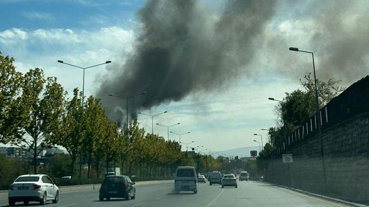 Ankara’da sanayi sitesinde fabrika yangını çıktı