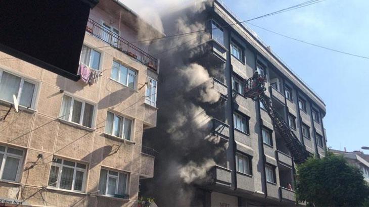 Tekstil atölyesinde yangın paniği! Mahsur kalanlar kurtarıldı