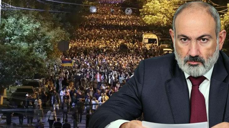 Karabağ zaferi Ermenileri çıldırttı! Protestocular Paşinyan'a rest çekti: Tüm Ermenistan felç olacak