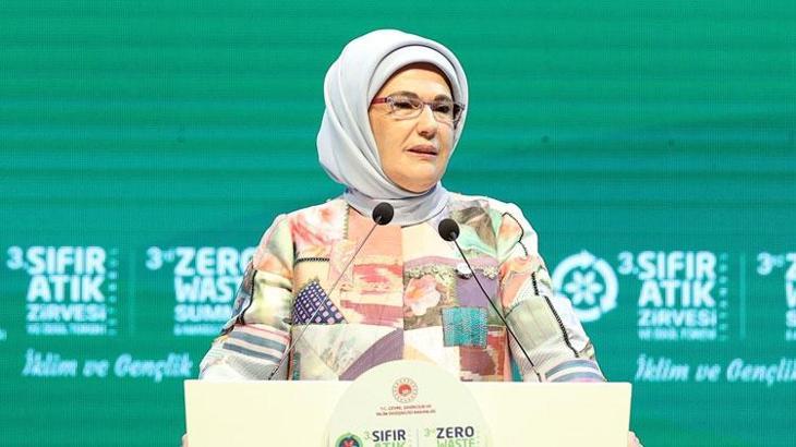 Emine Erdoğan: Sıfır atık hareketi ile milyonlarca ton atık ekonomiye kazandırıldı