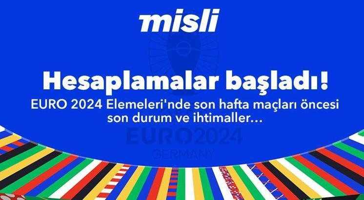 Hesaplamalar başladı! EURO 2024 Elemeleri'nde son hafta maçları öncesi son durum ve ihtimaller…
