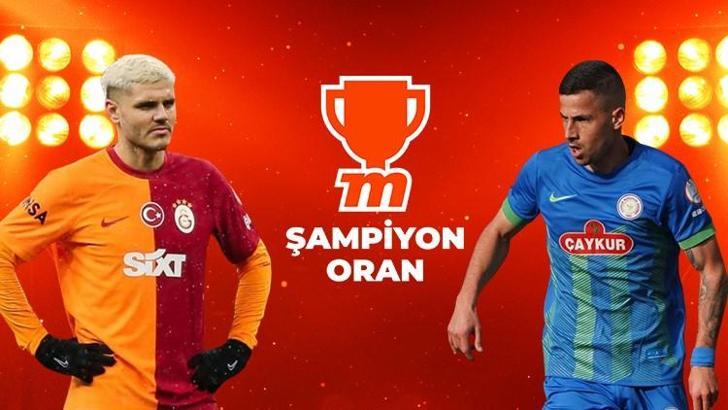 Galatasaray-Çaykur Rizespor maçı Tek Maç ve Canlı Bahis seçenekleriyle Misli’de
