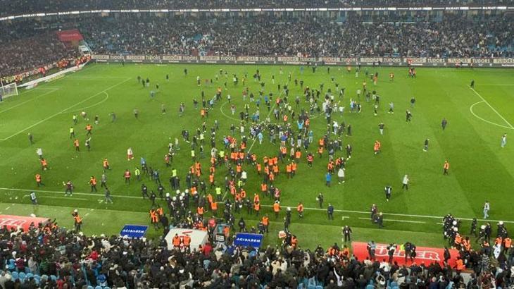 Olaylı Trabzonspor-Fenerbahçe maçı! Bakan Yerlikaya: 12 kişi gözaltında