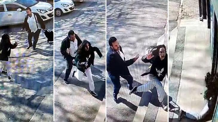 Sokakta kız çocuğuna saldırdı, sırtına vurup yere düşürdü!