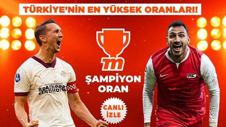 PSV Eindhoven - AZ Alkmaar maçı Tek Maç ve Canlı Bahis seçenekleriyle Misli’de