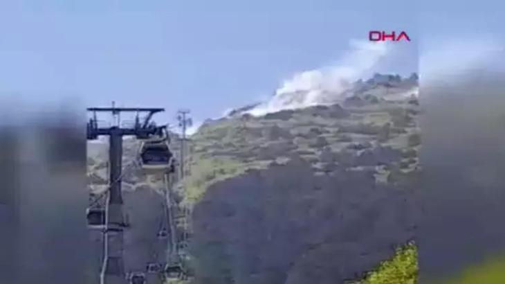 Bursa Uludağ'da orman yangını