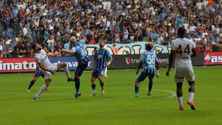 Adana Demirspor Galatasaray maçında gol yağmuru!