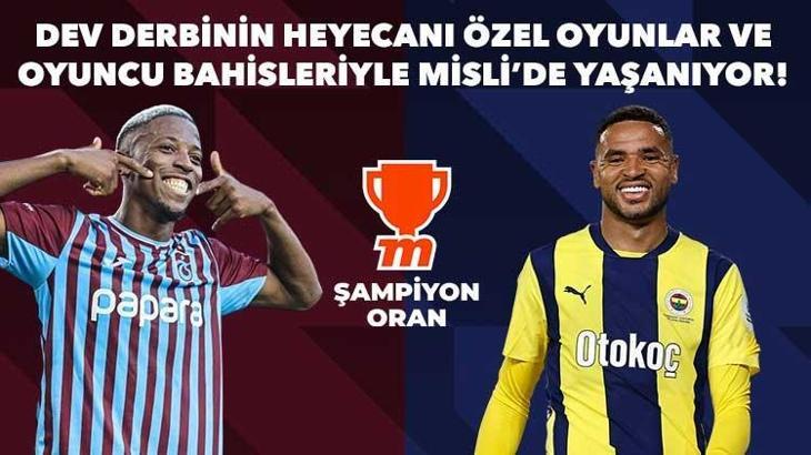 Trabzonspor - Fenerbahçe derbisine özel oyunlar Misli’de… Hakem VAR monitörüne gider mi? İlk 10 dakika gol olur mu?