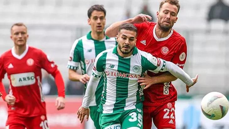 Antalyaspor, Konya'da 1 puanı uzatmalarda aldı