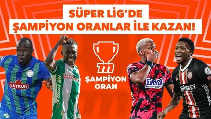Heyecan 2 maçla sürüyor! Süper Lig’de Şampiyon Oranlar ile kazan