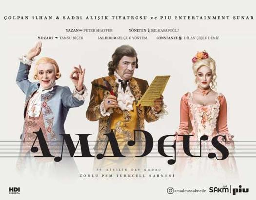 "Amadeus" 27 Şubat'ta Zorlu PSM'de sahnelenecek