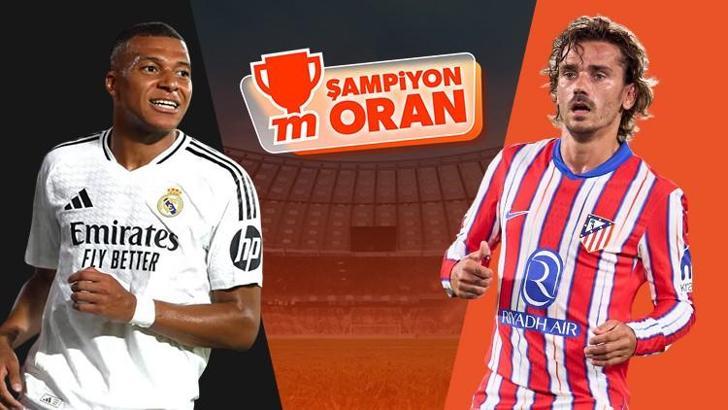 Devler Ligi’nde Real Madrid’in konuğu Atletico Madrid! Kritik maçın heyecanı Şampiyon Oranlar ile Misli’de