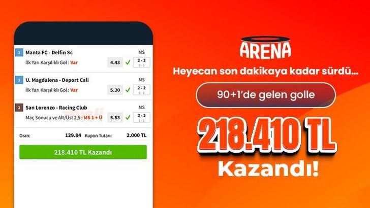 Heyecan son dakikaya kadar sürdü… 90+1’de gelen golle 218.410 TL kazandı!