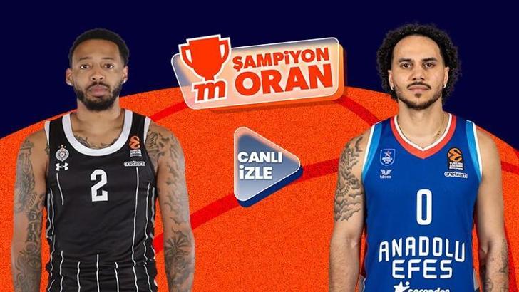 Anadolu Efes, deplasmanda Partizan'a konuk oluyor! Temsilcimizin maçı canlı yayın ve Şampiyon Oranlar ile Misli'de