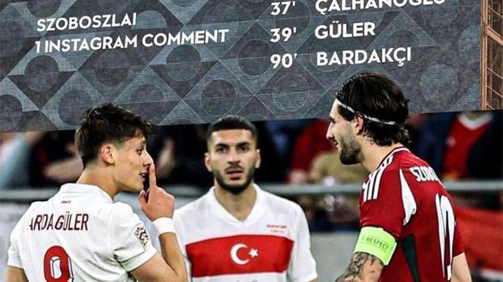 Arda Güler, Dominik Szoboszlai’ye saha dışında da acımadı!