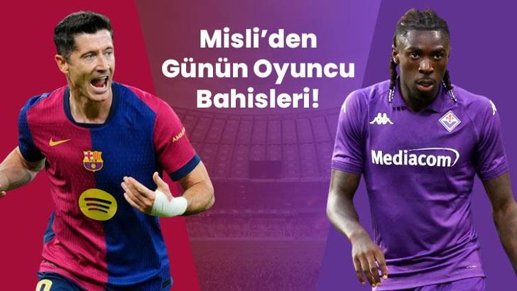 Lewandowski seriye bağladı, Moise Kean taraftarı önünde bir başka! İşte Misli’den günün oyuncu bahisleri