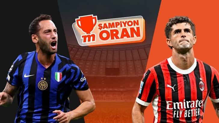 Milano derbisinde Inter ile Milan karşı karşıya geliyor! Maçın heyecanı Şampiyon Oranlar ile Misli'de