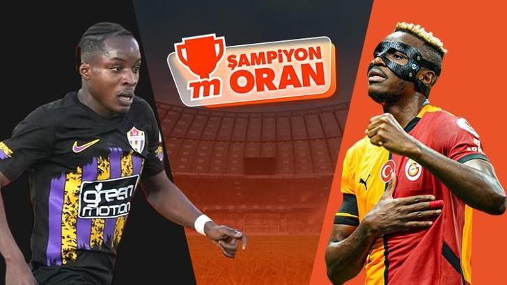 Galatasaray, Süper Lig'de Eyüpspor’a konuk oluyor! Maçın heyecanı Şampiyon Oranlar ile Misli'de