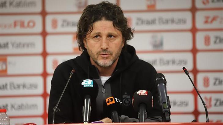 Trabzonspor Teknik Direktörü Tekke: Çok üzgünüm, taraftarlardan, ailemden özür dilerim
