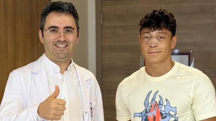 Samsunspor'un yıldızı Haluk Mustafa ameliyat oldu
