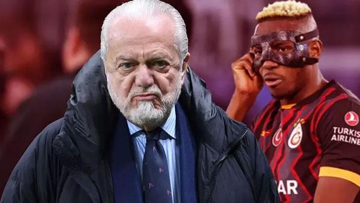 Napoli Başkanı ve Galatasaray'dan Osimhen açıklaması