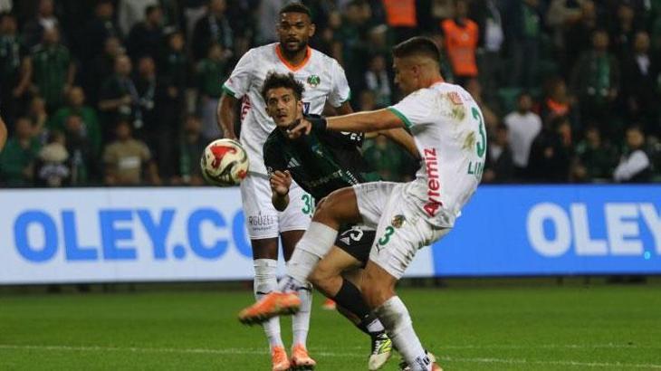 Kocaelispor-Alanyaspor maçında 3 puan 2 golle geldi