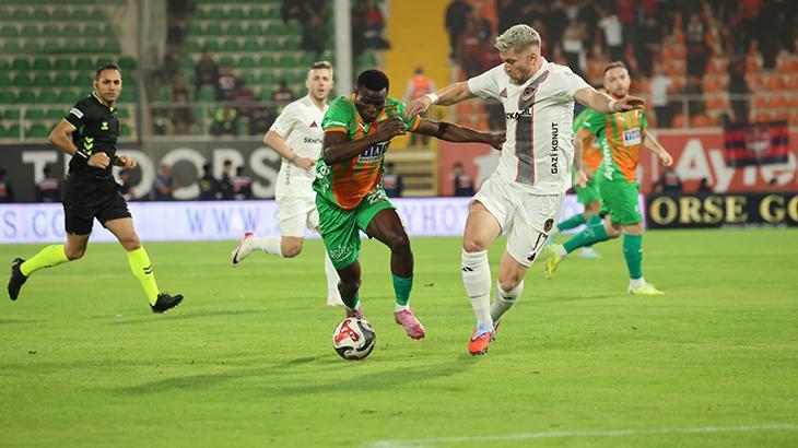 Gaziantep FK, Alanyaspor deplasmanından 1 puanla döndü