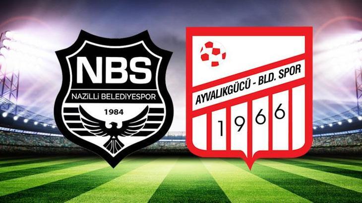 Nazillispor–Ayvalıkgücü Belediyespor maçında gol yağmuru