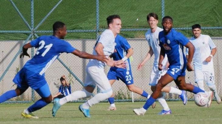 Erzurumspor FK hazırlık maçında Çaykur Rizespor ile karşılaştı
