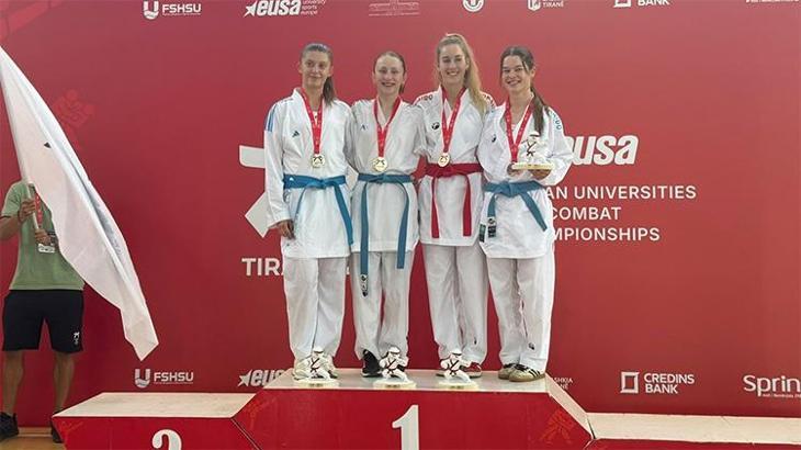 Manisalı sporcu Nurbade Büber'den Avrupa’da çifte madalya
