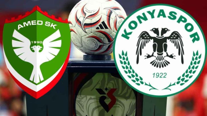 AMEDSPOR KONYASPOR MAÇI NE ZAMAN, SAAT KAÇTA? Hangi kanalda canlı yayınlanacak, nerede oynanacak?